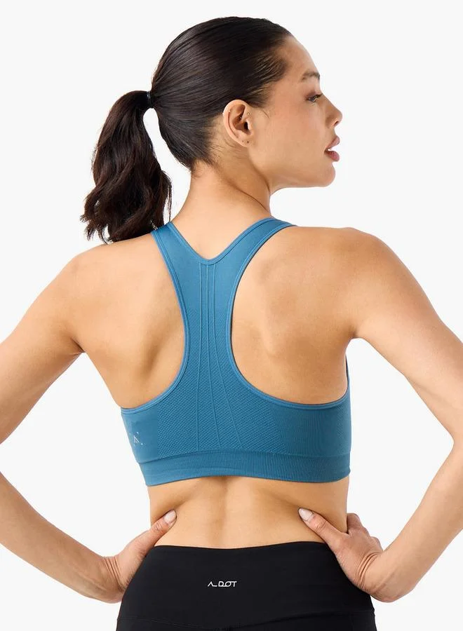 Splash Active BLUE Women Racerback Sports Bra for Women | Best Price UAE
