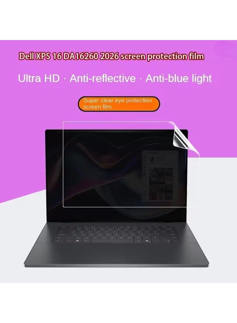 عبوتان من حامي الشاشة متوافق مع لابتوب Dell XPS 16 2026 DA16260 (16 بوصة): فيلم ناعم عالي الوضوح مقاوم للخدوش. - Image 2