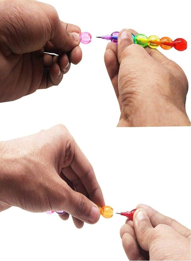Hookcart Non Sharpening Pencil For Kids, Drawing Writing Stacking Pencil Return Gifts For Kids, Multicolour, Pack of 16 - Image 3