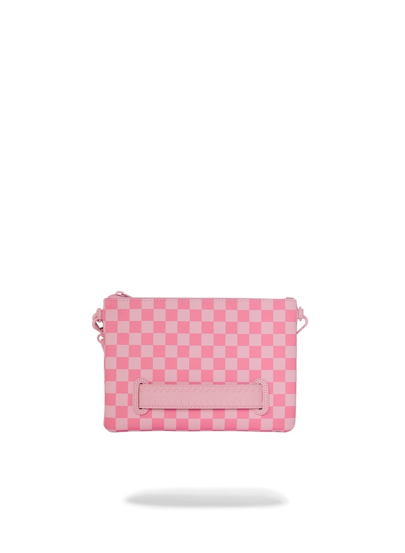 SPRAYGROUND PINK SHARKS IN PARIS PATCH CROSSOVER CLUTCH - Image 3
