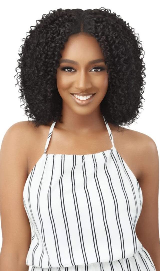 Outre 100% Human Hair Leave Out Wig - CURLY TWIST 14 (NBLK)