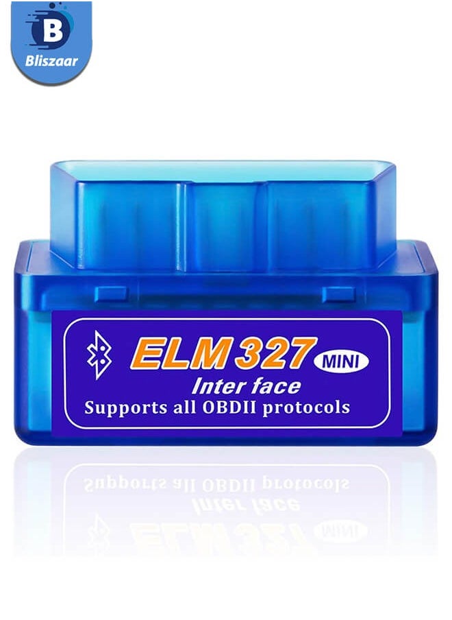 Mini Bluetooth ELM327 OBD2 Car Failure Detector V2.1 Automobile OBD OBDII Code Reader Check Engine Light Diagnostic Scan Tool Suitable for Android Windows Devices Support Torque Pro OBD Fusion - pzsku/ZDD3E819A24EB2EA34BCCZ/45/_/1739456227/318417d1-500f-44ca-ac2b-e42d6a902d9a