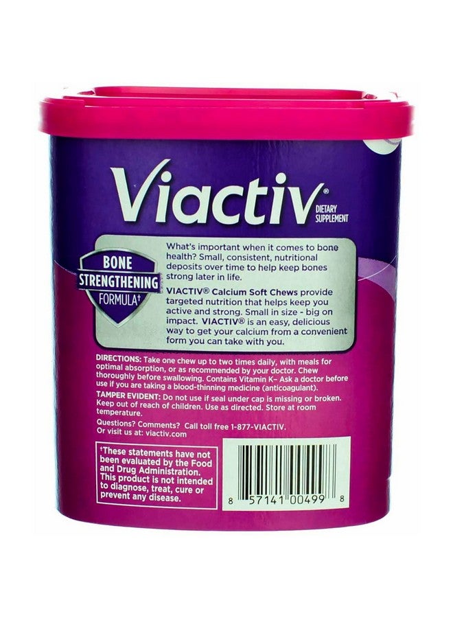 Viactiv, Calcium Plus D, Soft Chews, Milk Chocolate - 100 soft chews, Pack of 6 - Image 4