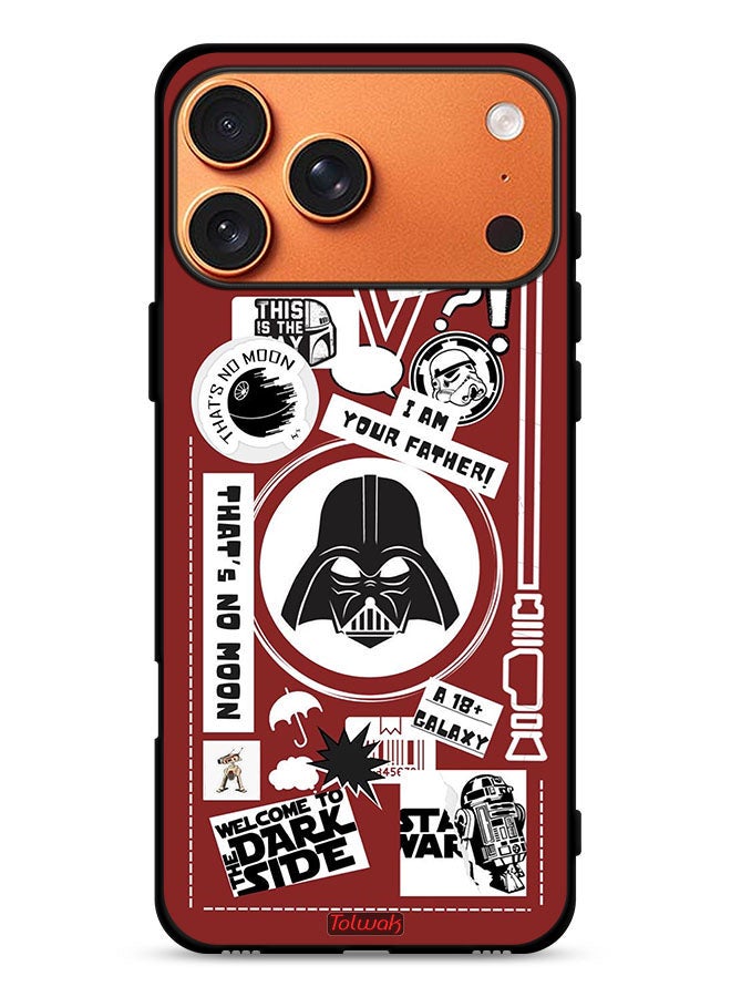 Tolwak Apple iPhone 17 Pro Max Protective Case Cover Welcome To The Dark Side Sticker - Image 1