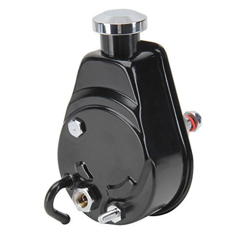 Tuff Stuff Power Steering Pump, Saginaw, 3 gpm, 1200 psi, Steel, Black Powder Coat, Universal, Each - Image 1