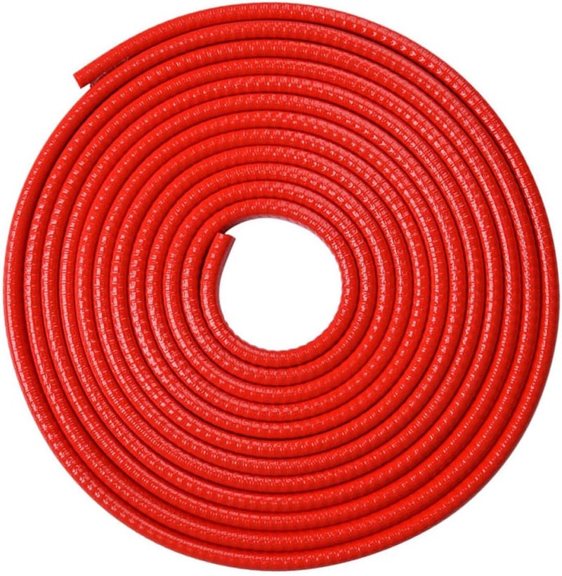 Car Door Seal Strip Weatherstrip 4m Red Anti-Collision Scratch-Resistant Tape Universal Automotive Door Protection Lining for Vehicle Exterior Trim - Image 1