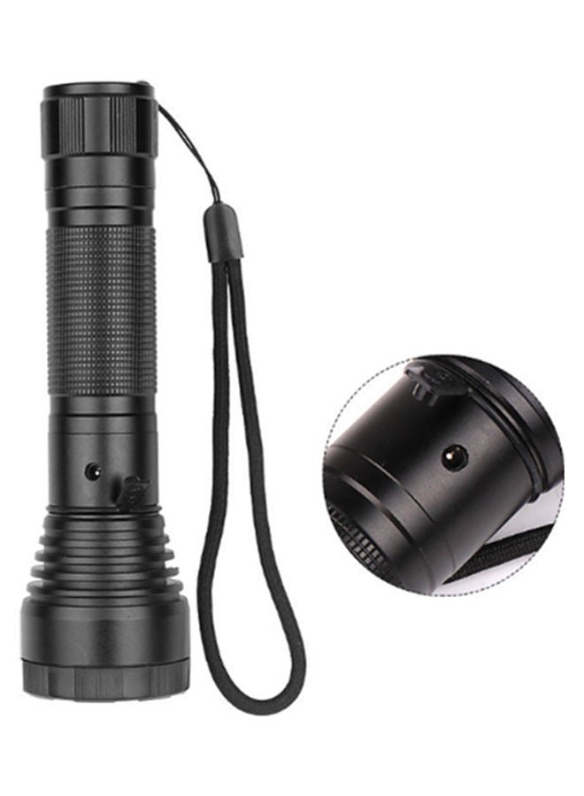 Multifunctional Outdoor Warning Flashlight Black 15.3x2.8x4.2cm - Image 2