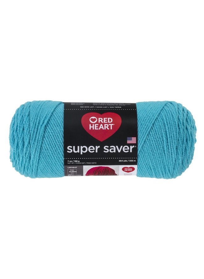 RED HEART Super Saver Yarn, Turqua - Image 1