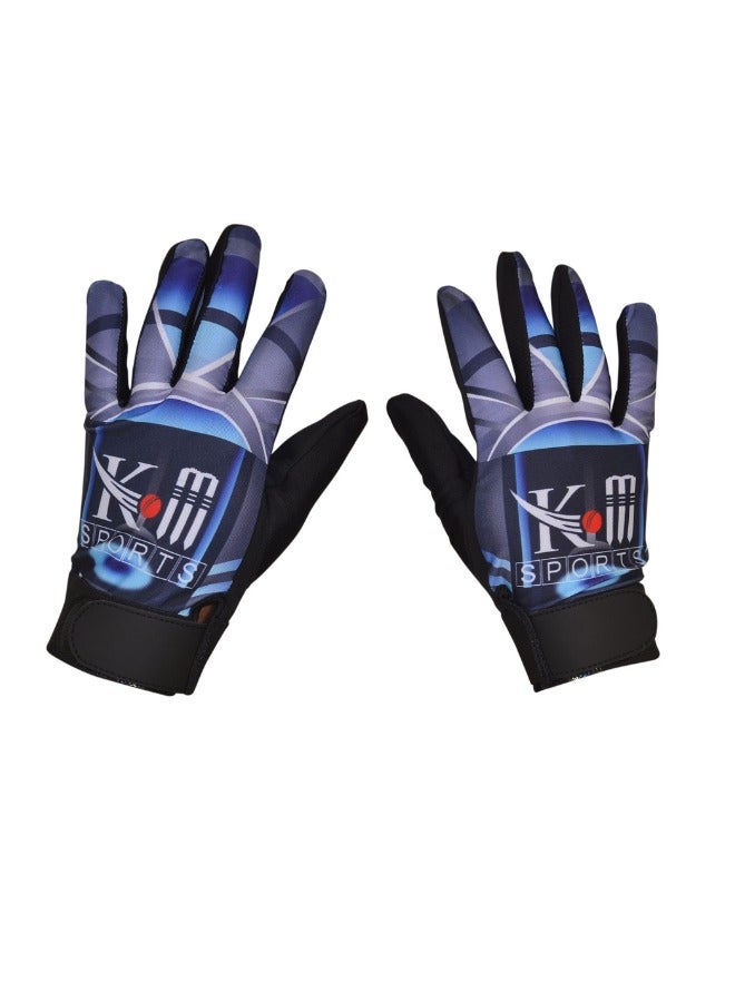 KM SPORTS Hard Tennis Gloves For Cricket, Baseball, Cycling and Badminton  - Image 1