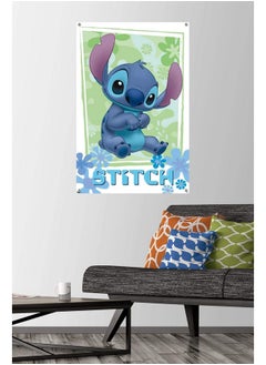 Trends International Disney Lilo And Stitch Flowers Wall Poster With Pushpins  - Image 2