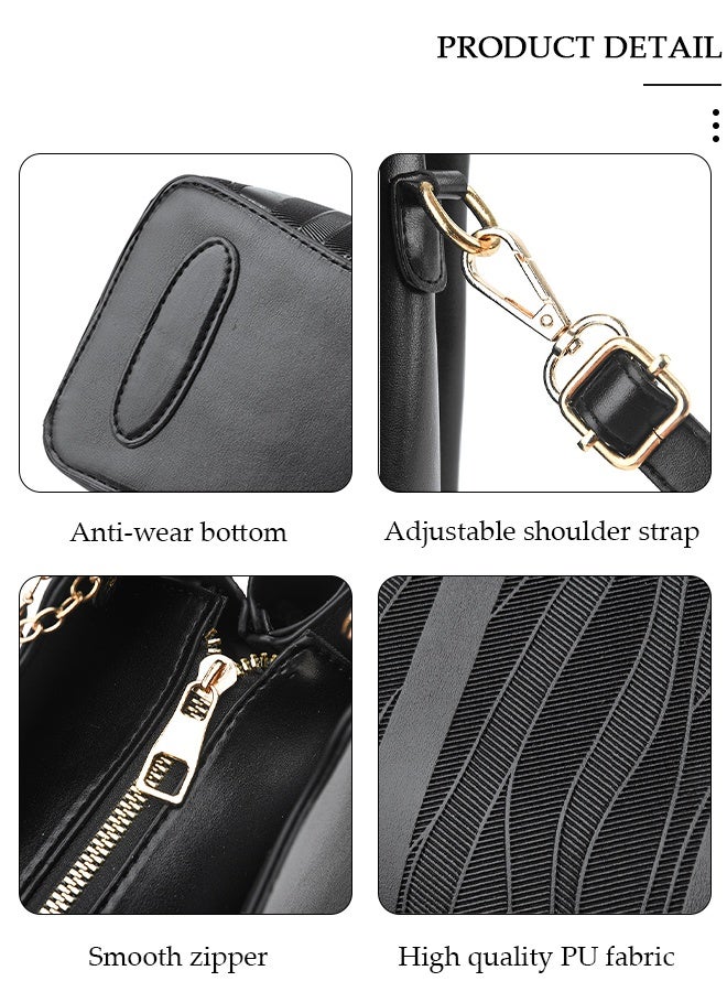 DUNISO Women's Fashion Handbag Faux Leather Crossbody Bag For Women Large Capacity Tote Bags Top Handle Satchel Fashionable Travel Shoulder Bag For Ladies - Image 4