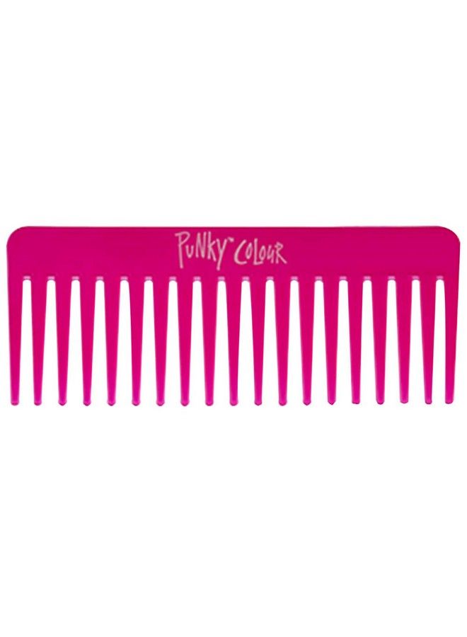 Punky Jm Widetooth Comb Pink No Handle Detangler Comb Detangles Hair Eliminates Mats Coils And Prevents Hair Breakage Works On Wet Or Dry Natural Thick Wavy And Curly Hairs - Image 1