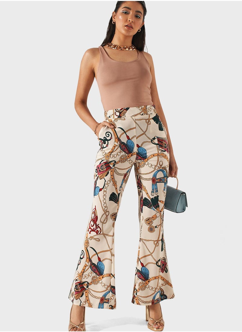 2Xtremz - Pocket Detail Flared Pant - Image 1
