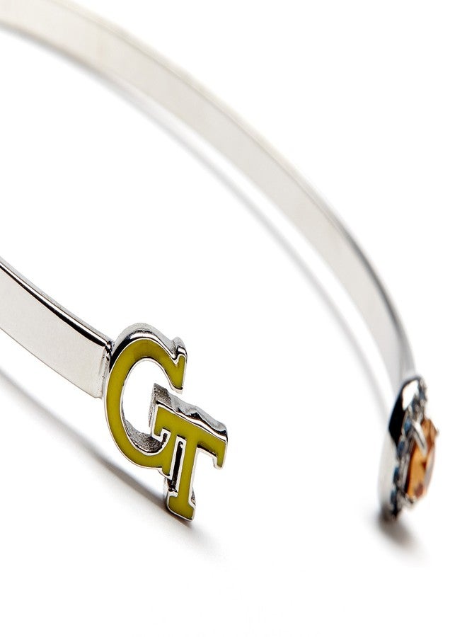 Stone Armory Georgia Tech Bracelet | Yellow GT and Crystals | GT Gifts | Officially Licensed Georgia Tech Jewelry - Image 3