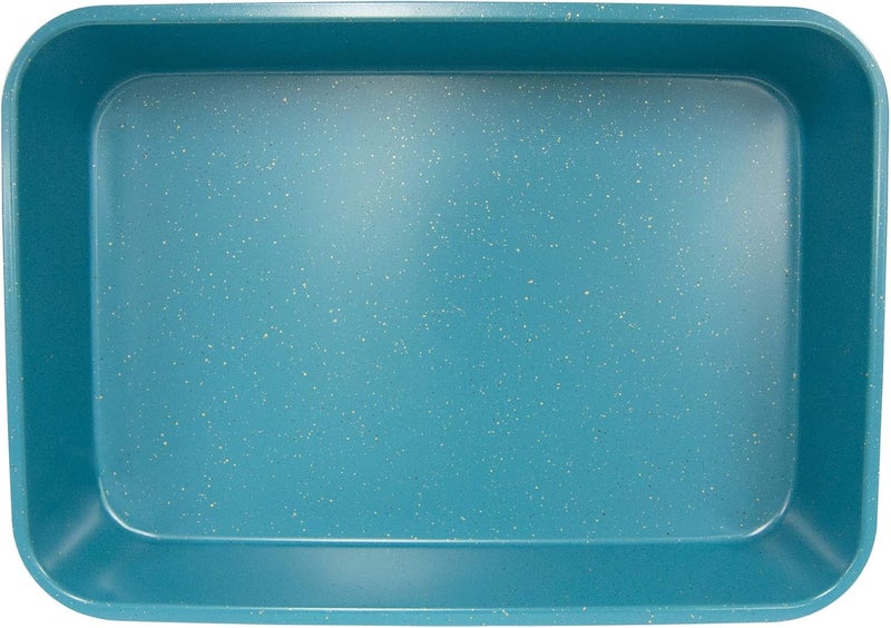casaWare Grande Lasagna/Roaster Pan 18 x 12 x 3-Inch - Extra Large, Ceramic Coated NonStick (Blue Granite) - Image 3