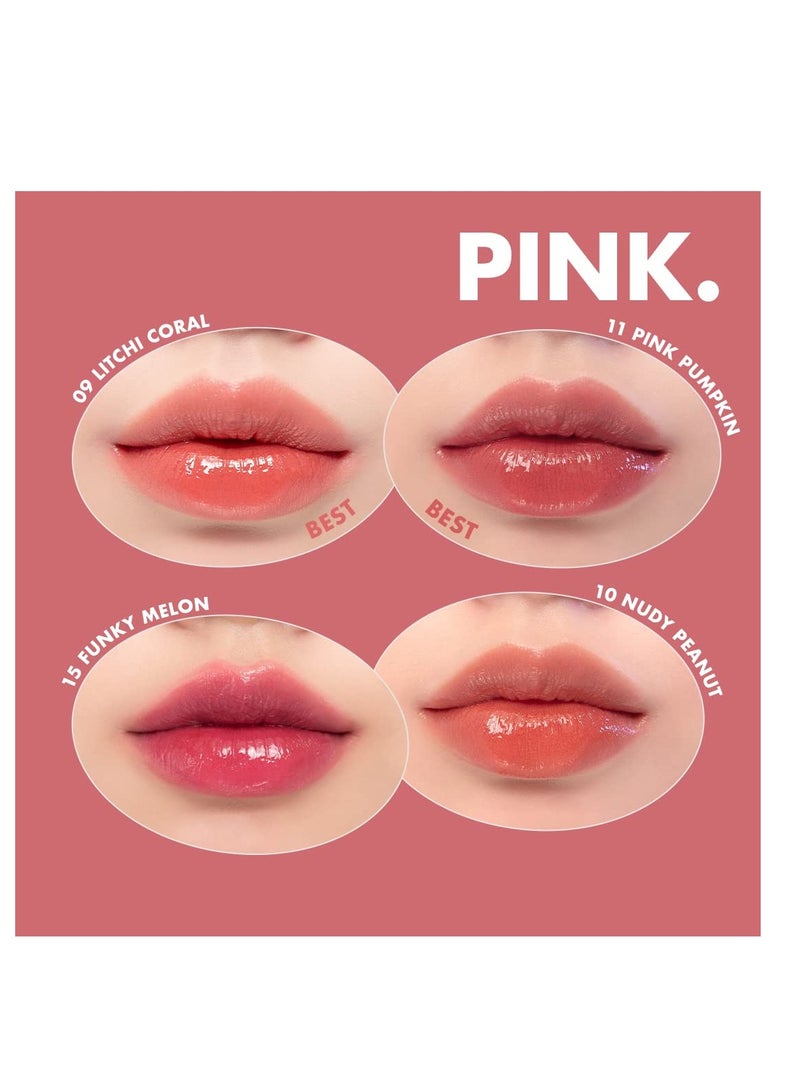 Rom&Nd Juicy Lasting Tint 09 Litchi Coral 5.5g Vivid color - Image 4