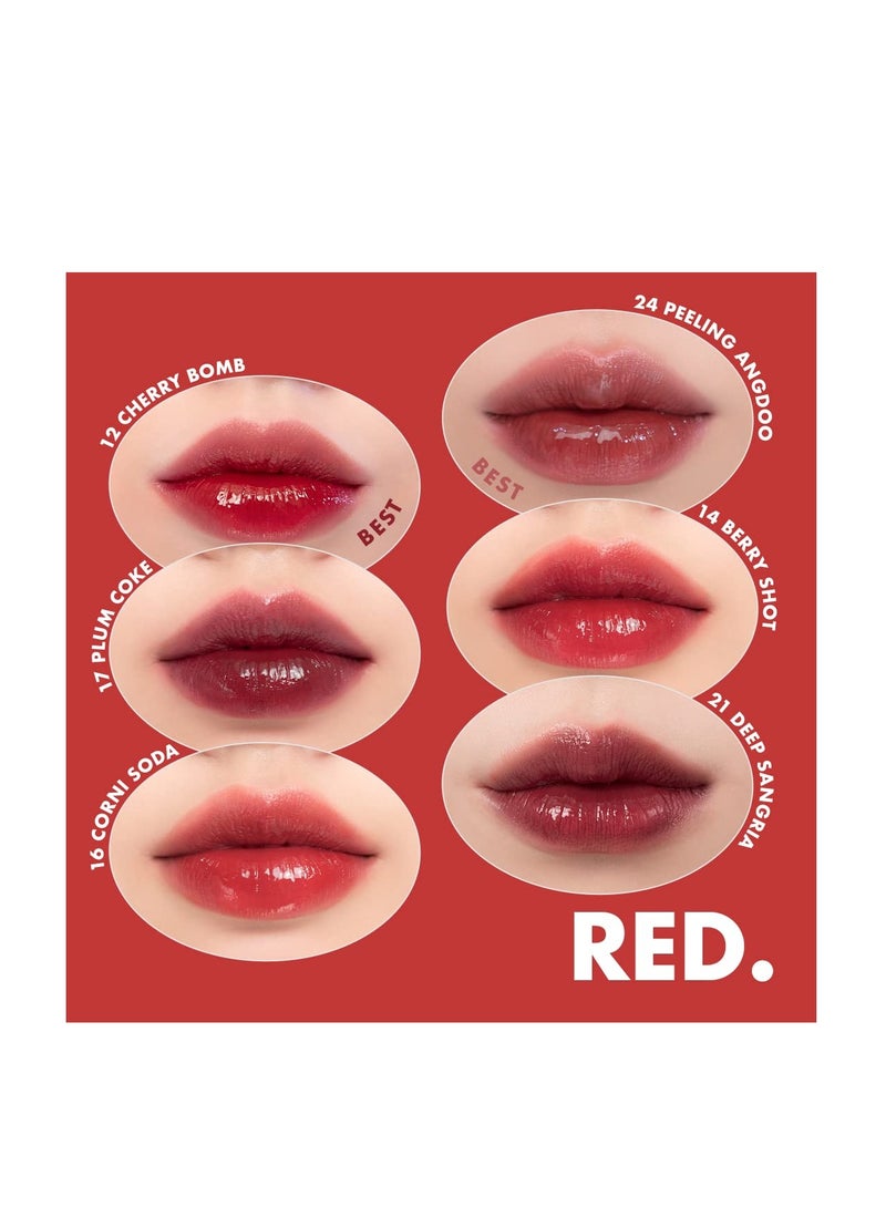 Rom&Nd Juicy Lasting Tint 09 Litchi Coral 5.5g Vivid color - Image 3