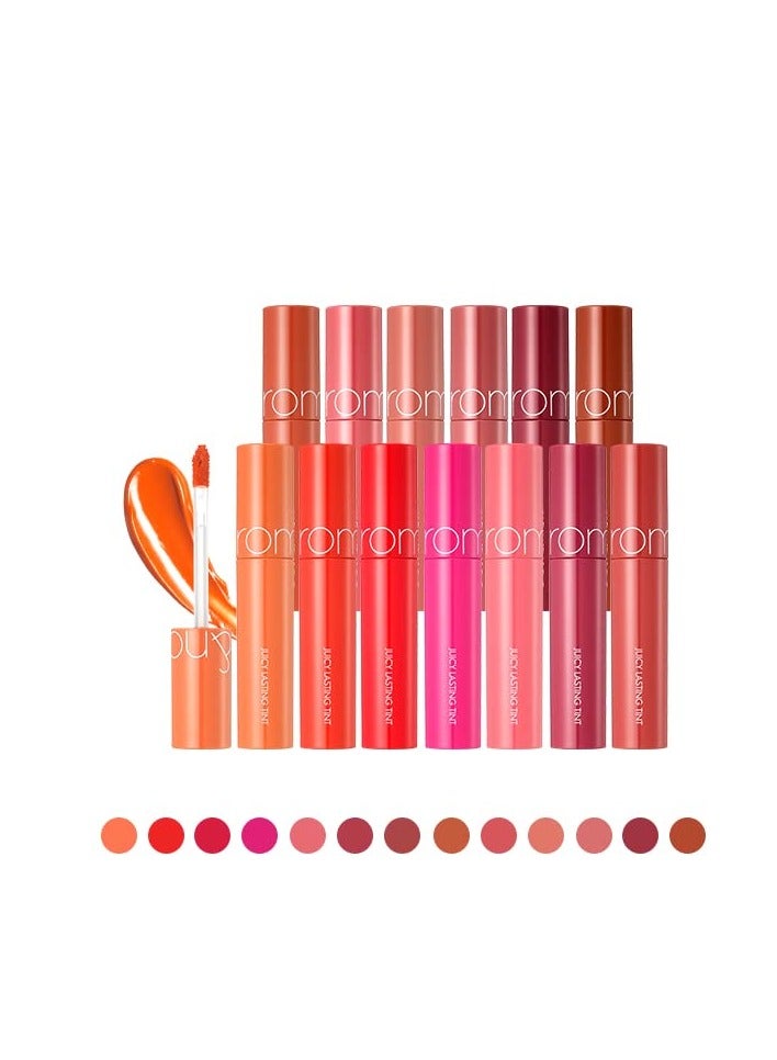 Rom&Nd Juicy Lasting Tint 09 Litchi Coral 5.5g Vivid color - Image 2