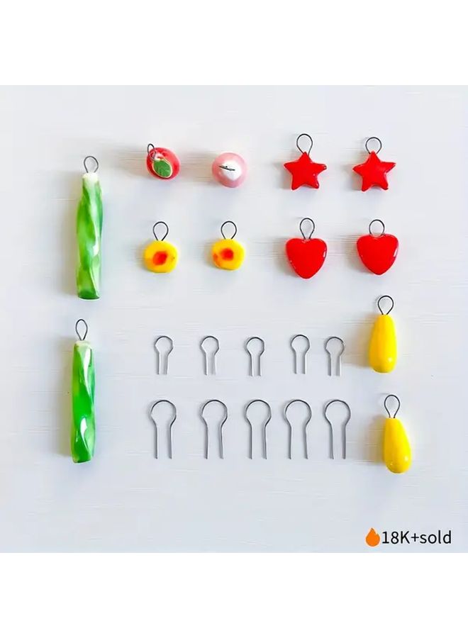 50 Professional Grade Tungsten Steel Hooks With 0.55 cm Locking Rings for Ceramic Jewelry and Pottery Firing - Image 4