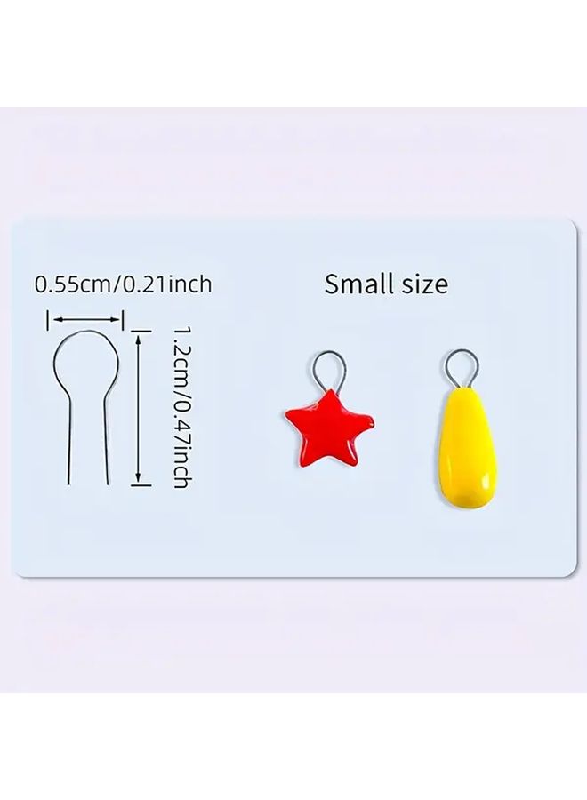 50 Professional Grade Tungsten Steel Hooks With 0.55 cm Locking Rings for Ceramic Jewelry and Pottery Firing - Image 2