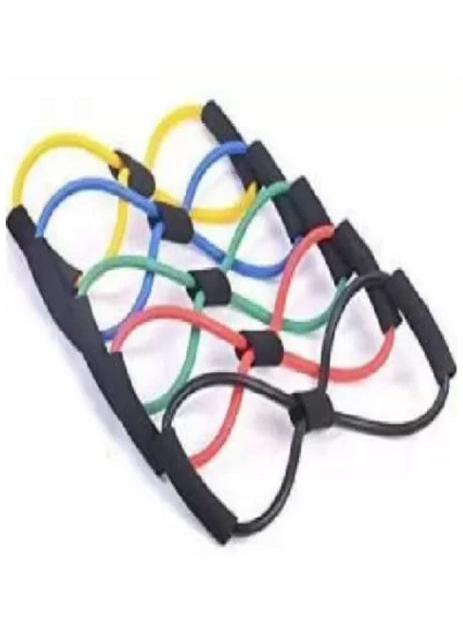 Mabron 5 in 1 Resistance Tube Expander Figure 8 Resistance Tube (Multicolor) - Image 1