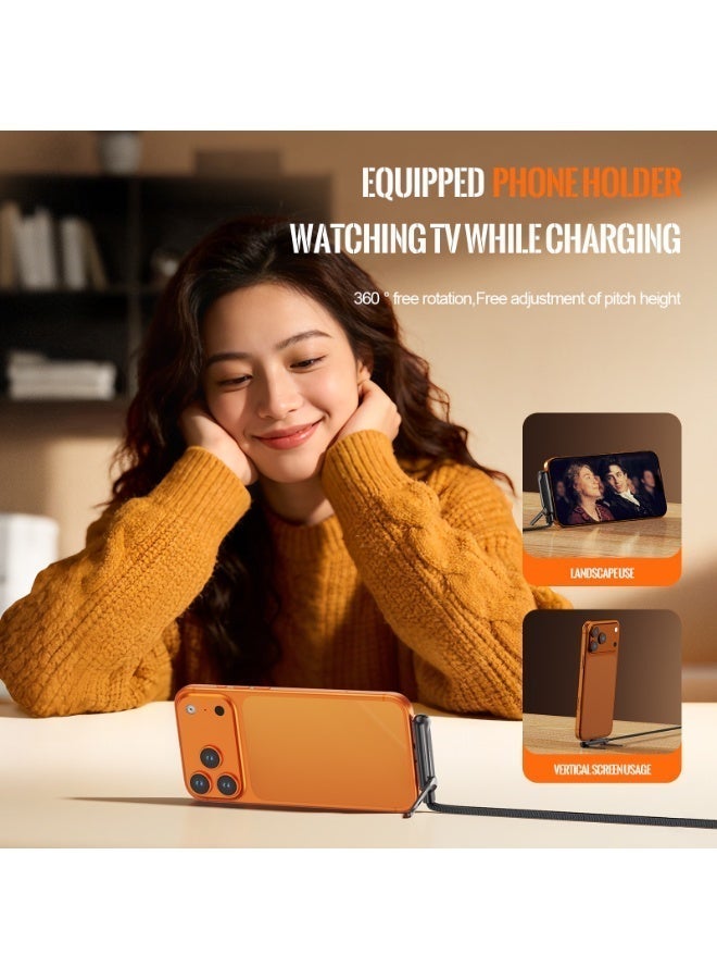 كابل شحن سريع 240 واط لدعامة الهاتف المحمول، من نوع Type-C، معدّل للألعاب الإلكترونية والتطبيقات المحمولة، داعم نسج - Image 2