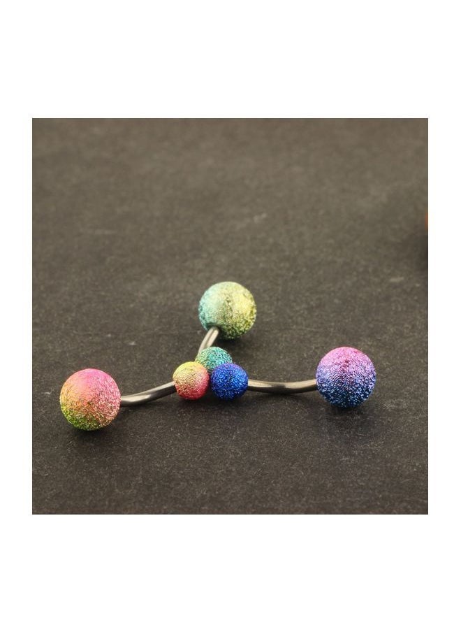 NIBEMINENT - 5-Piece Stainless Steel Belly Button Ring Set - Image 1