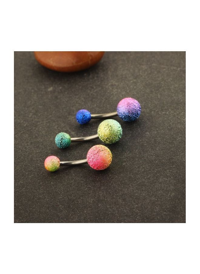 NIBEMINENT - 5-Piece Stainless Steel Belly Button Ring Set - Image 1