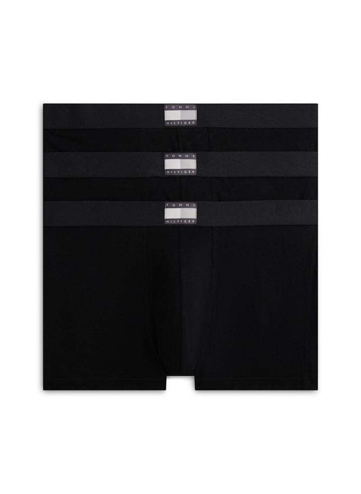 TOMMY HILFIGER 3-Pack Heritage Logo Waistband Trunks - Image 1