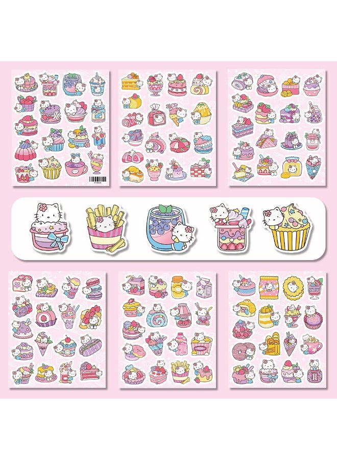 NIBEMINENT 100 Pcs KT And Dessert Deco Kit Waterproof Stickers, High Definition Printing Bright Colors, Suitable for Laptop Skateboard Luggage Water Bottle Guitar DIY - Image 2