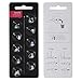 LA FEE Hearing Aid Domes for Oticon Minifit Bass 8mm Double Vent 3 Packs Universal Domes for Oticon Hearing Aid Supplies - Image 4