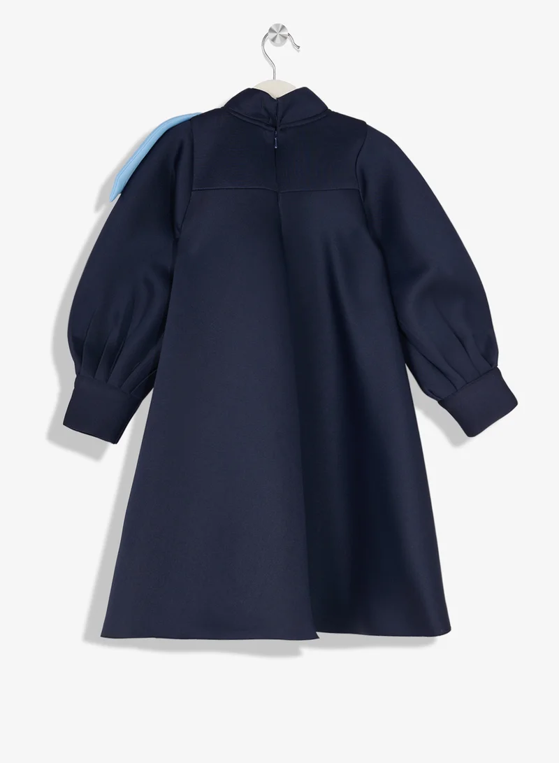 ليتل جولدن ابل فستان بأكمام منتفخة صغيرة