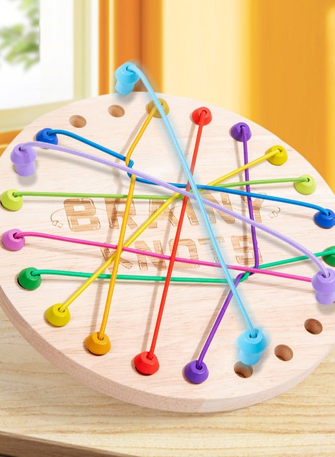 Rope Untangling Puzzle Game, Educational Strategy Board Game for Kids  Adults, Family Travel Party Games with Multi-Level Challenges - Image 4