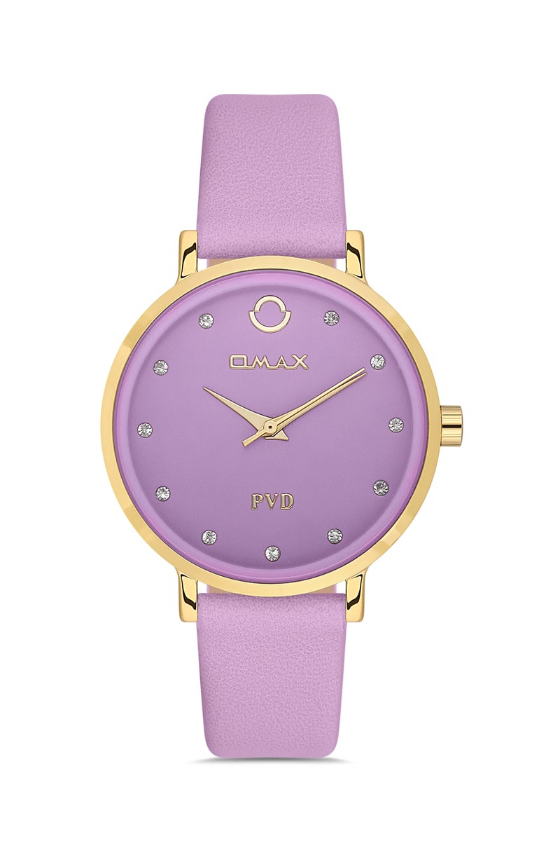 OMAX Women’s Wrist-Watch | Analog | Leather Strap | Elegant Design - Image 1
