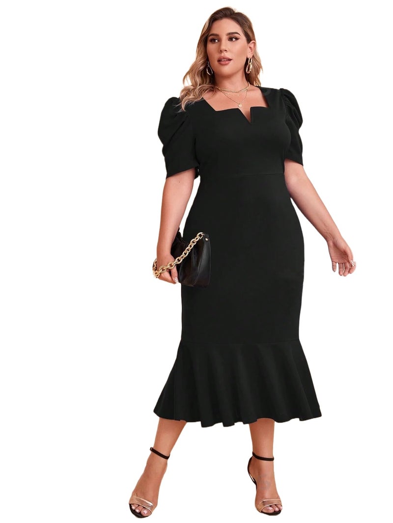 Florely Women's Western Dresses || Dress for Women (X-Large, Black) - Image 1