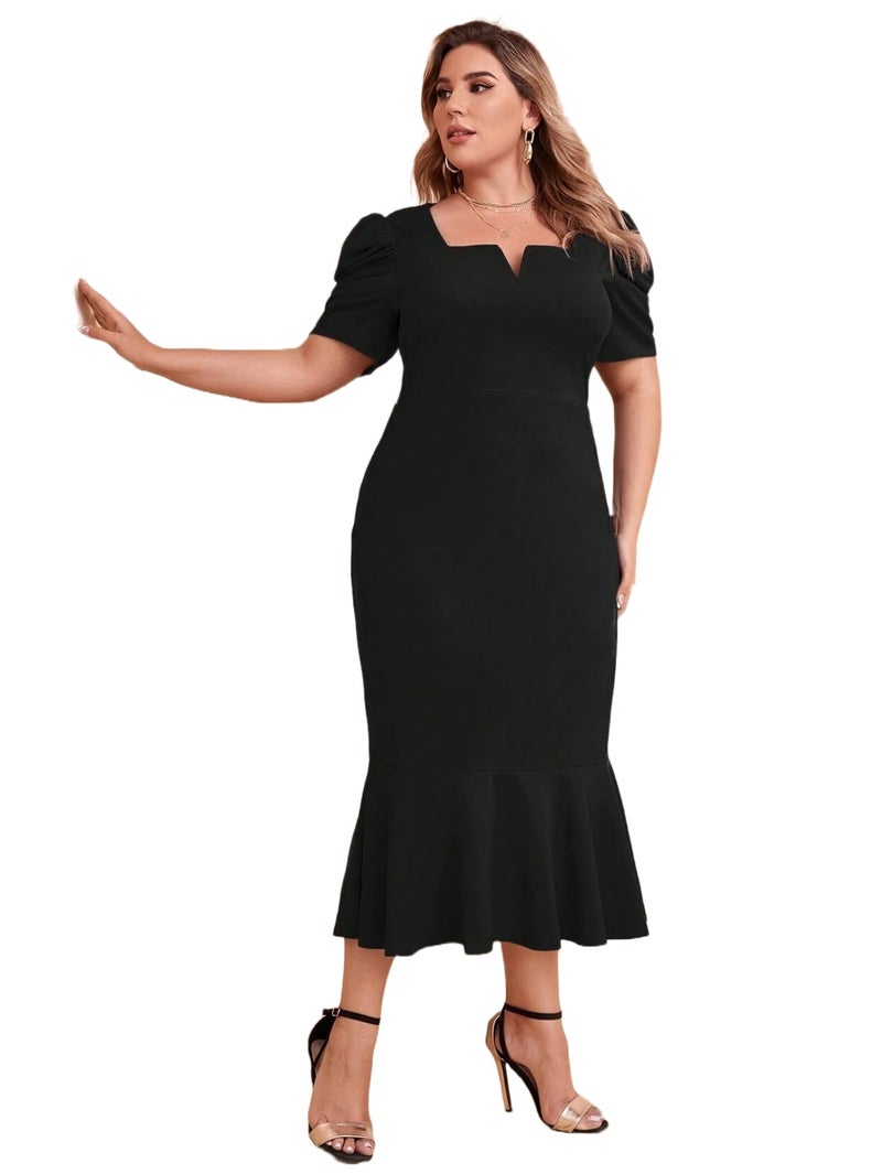 Florely Women's Western Dresses || Dress for Women (X-Large, Black) - Image 3