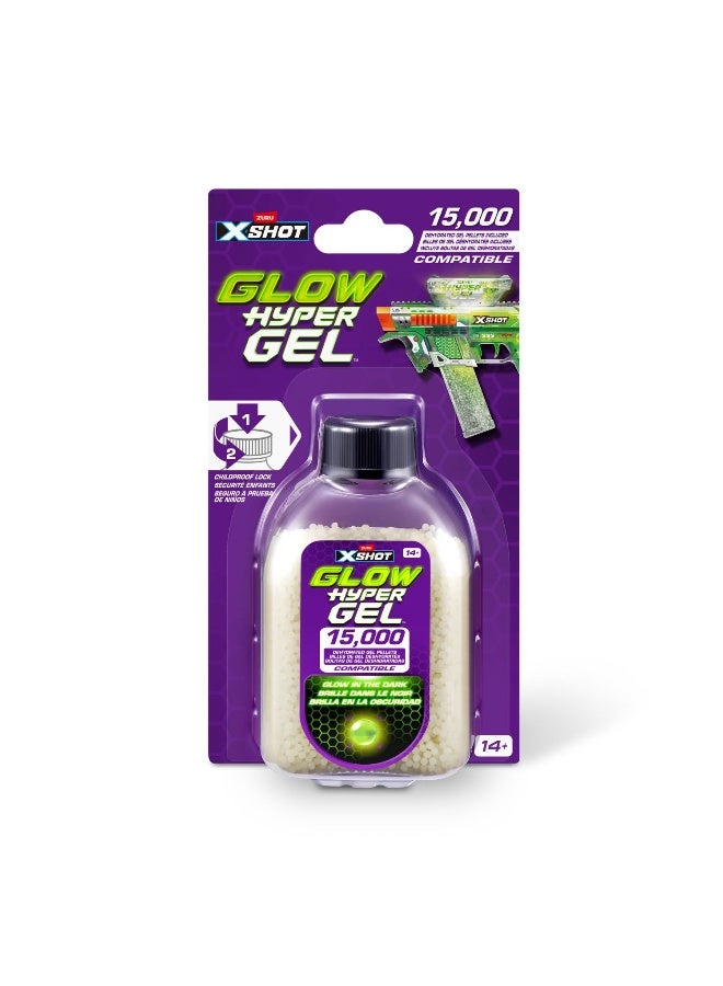 X-Shot Glow Hyper Gel Pellets Refill Pack (15,000 Pieces) - Image 1
