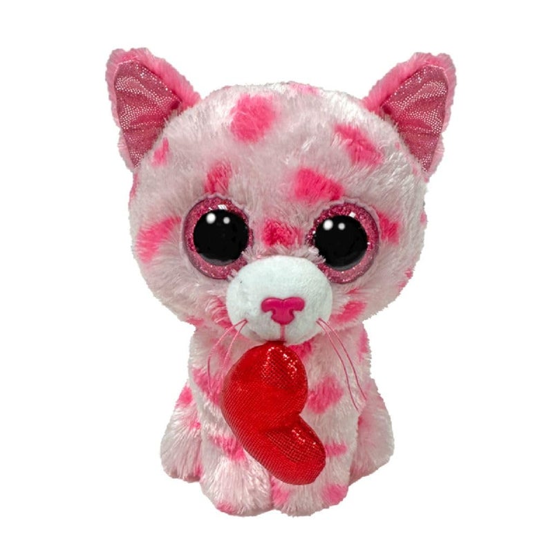 Ty Beanie Boo Sweet The Kitten with Heart for Valentines 20266 - Image 3