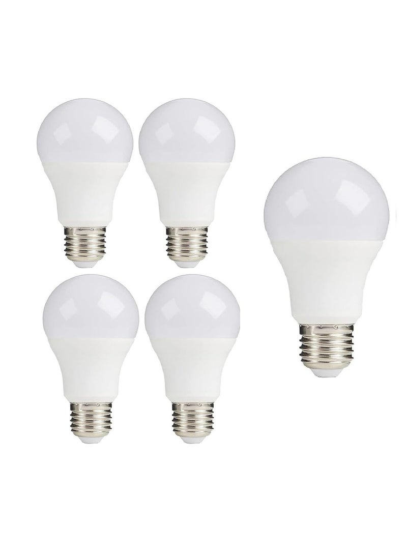 9 watt LED bulb - E27 screw cap - provides all lighting uses inside the house - (yellow light) (5), 9.0 watts  - Image 1