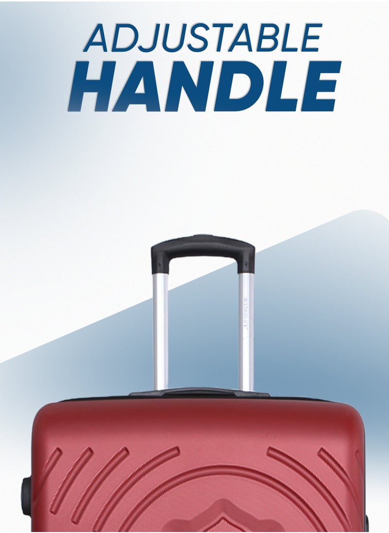 STARLIFE 3 Piece ABS Hard side Trolley Luggage Set Spinner Wheels with Number Lock  - Image 2