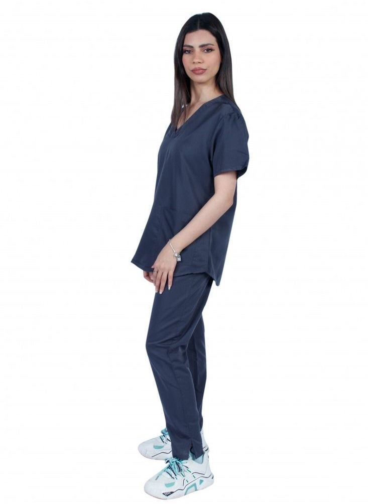 Kenzi medical scrub set for unisex dark grey 4 - pzsku/ZDD400474B18F7E2A08D2Z/45/_/1686048141/0ad22327-3deb-492d-b492-e8b85e2cdeed