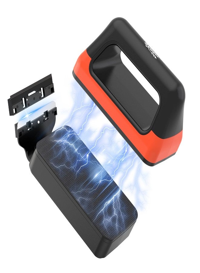 هايغر منظف زجاجي مغناطيسي لأحواض السمك من هيغر، مزود بمكشطة طحالب قابلة للفصل، وفرشاة تنظيف عائمة، وأداة تنظيف مغناطيسية للطحالب الزجاجية لأحواض السمك متوسطة الحجم. - Image 1