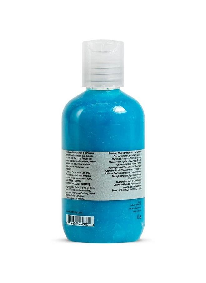 Anthony - Exfoliating Body Scrub Sea Salt Vitamin C And Aloe Vera Deep Cleans Smooths Rough Patches & Soothes And Protects Skin Blue Sea Kelp Body Wash 3.4 Fl Oz - Image 1