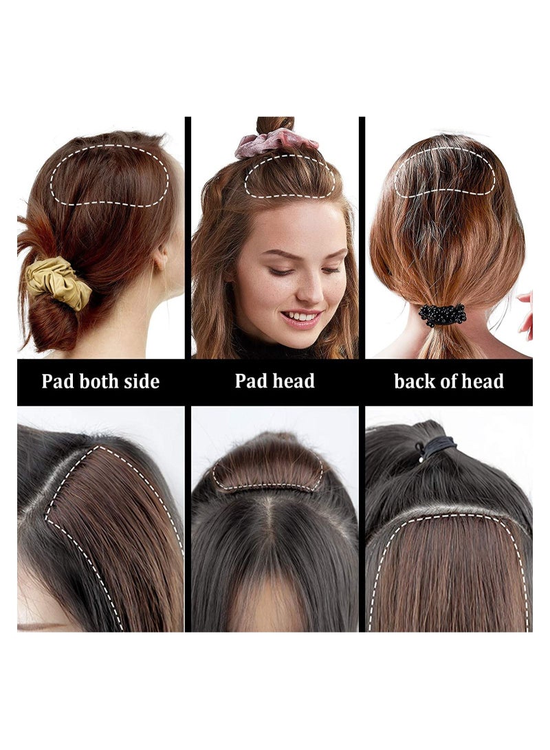 Estelle Hair Pad Wig Hair Thickening Fluffy Wig Natural Real Hair Wig Piece Pad Invisible Traceless Hairpiece Clip Extension Dark Brown - Image 5