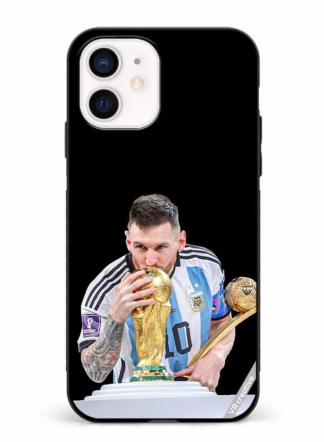 VR CREATIVE Protective case cover for Apple iPhone 12 Messi Design Multicolor - Image 1