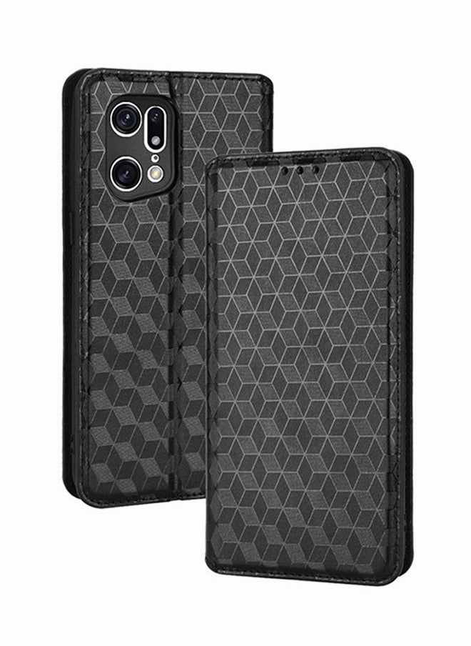 موتيم - جراب هاتف متوافق مع غطاء جلدي OPPO Find X5/X5 Pro - Image 1