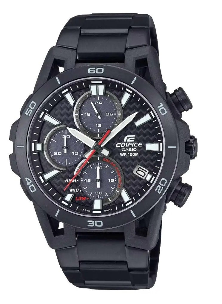 CASIO EDIFICE MEN's SOLAR POWERED CHRONOGRAPH SOSPENSIONE WATCH - EQS-960DC-1AVUDF  - Image 1