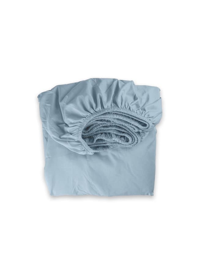 ب كومفورت  طقم ملاية أستك قطن بيبي بلو - Image 3