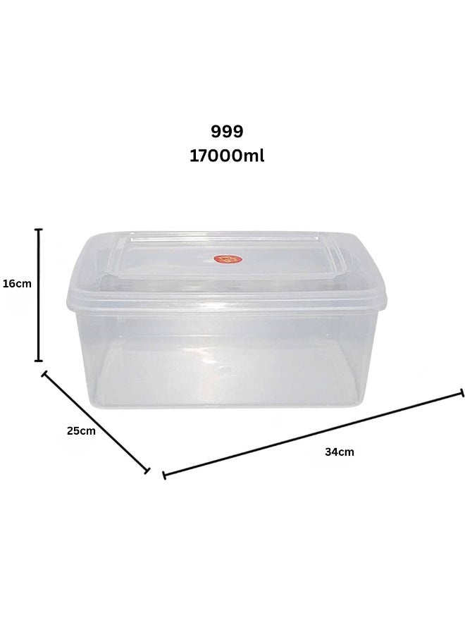 NAKODA Deluxe Plastic Storage Container Set – 12 Pieces | Airtight Dates Storage Containers | BPA-Free Food Storage Boxes | Keeps Dates Fresh | Multipurpose Kitchen Organizer-999 - Image 3