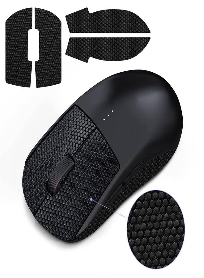 JINGDU G PRO Wireless Gaming Mouse Nonslip Skin, Black - Image 1